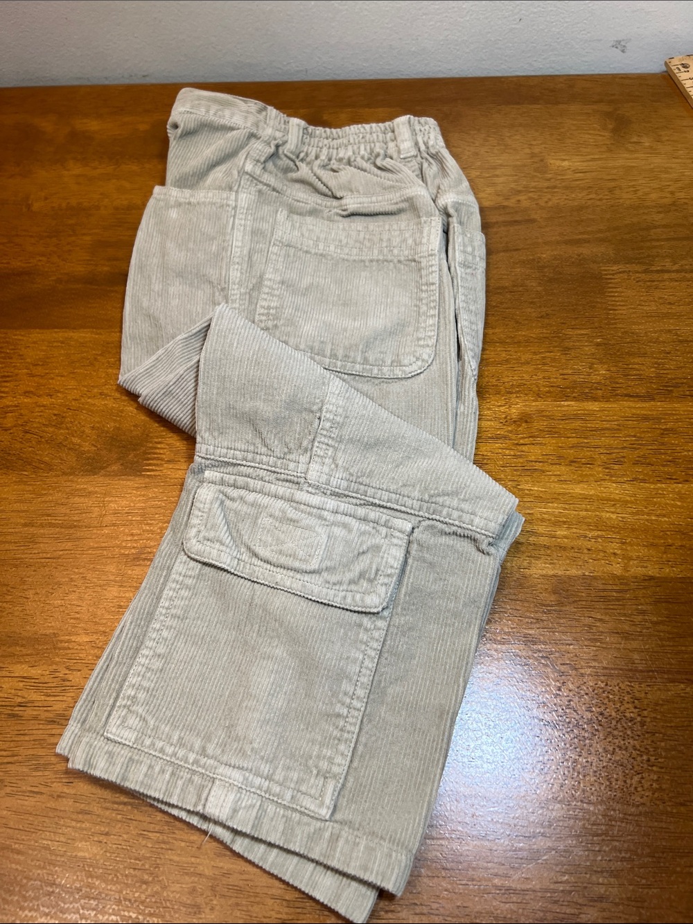 Moschino Kids Light Beige Corduroy pants Size 4Y